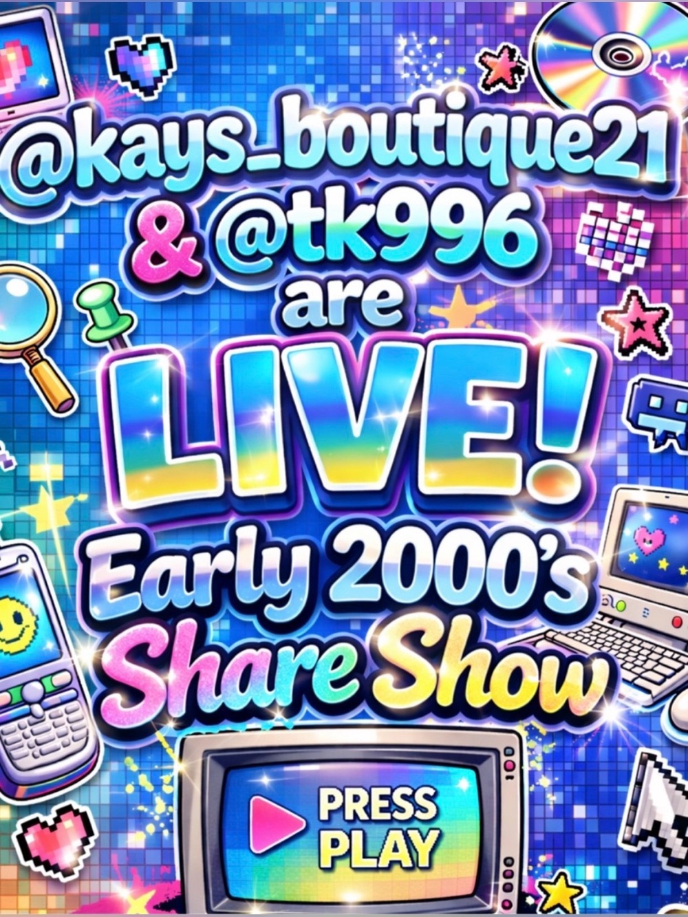 Funko Twins are live!! Co host shows with @tk996 🥳🫶